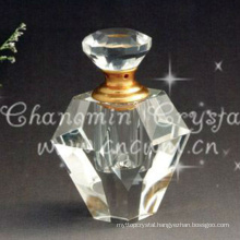 Crystal perfume bottle,glass perfume bottle for home or car decoration